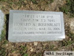 Howard A Rosenblatt