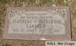 Jeannene A. Patterson Lanford