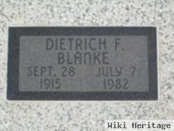 Dietrich F. Blanke