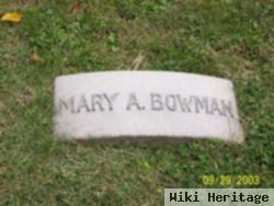 Mary A. Johnson Bowman