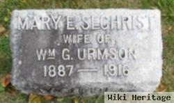 Mary E Sechrist Urmson