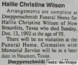 Christine H. Wilson