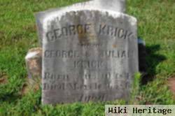 George Krick, Iii