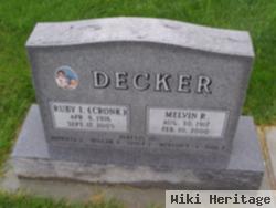 Melvin R Decker