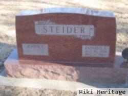 Donald Fredrick "don" Steider