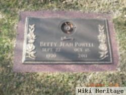 Betty Jean Lane Powell