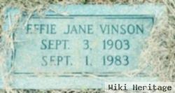 Effie Jane Campbell Vinson