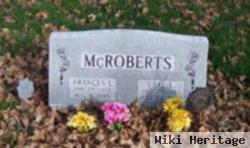 Frances L Mcroberts