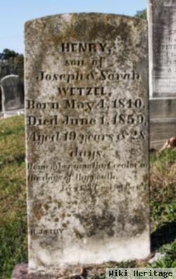 Henry W Wetzel