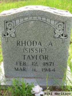 Rhoda Alice "sissie" Taylor