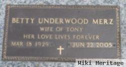 Betty Jane Underwood Merz