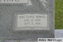 Jane "curly" Howell Adams