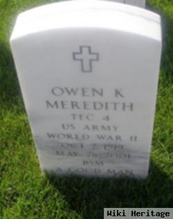 Owen K Meredith