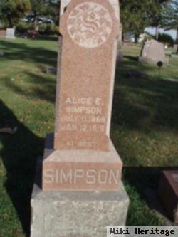 Alice Emily Hicks Simpson