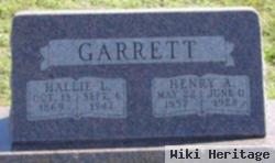 Hallie Lee Fegett Garrett