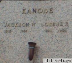 Jackson Walter Kanode