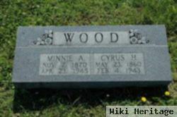 Minnie A. Wood