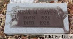 Nina M Hayes