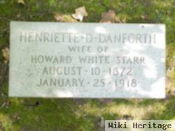 Henriette Delaplaine Danforth Starr