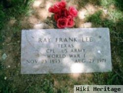 Ray Frank Lee