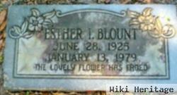 Esther I. Blount