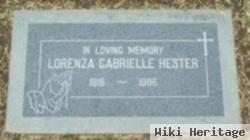 Lorenza Gabrielle Loquet Hester