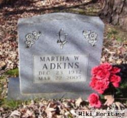 Martha W. Adkins