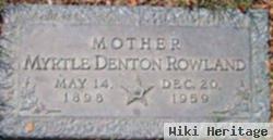 Myrtle Denton Rowland