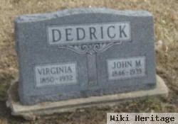 Ida Virginia Mitchell Dedrick