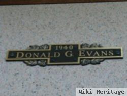 Donald G Evans