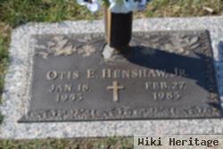 Otis Edwin Henshaw, Jr