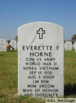 Everette F Horne