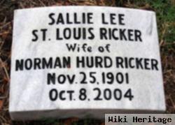 Sallie Lee St Louis Ricker