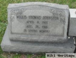 Willis Thomas Johnston