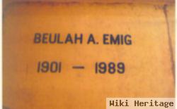 Beulah A. Emig