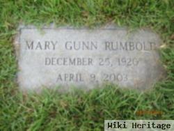 Mary Gunn Rumbold