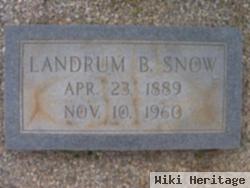 Landrum B Snow
