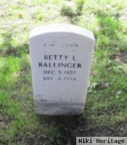 Betty L Ballinger