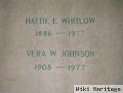 Vera Wilma Whitlow Johnson