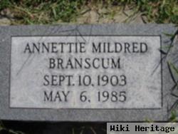 Annettie Mildred Branscum