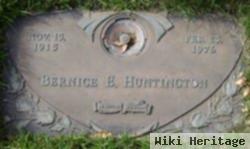 Bernice E Huntington