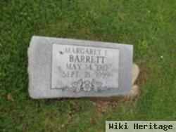 Margaret F Barrett