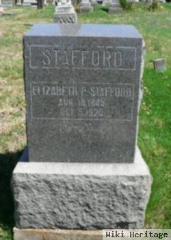 Elizabeth P Stafford