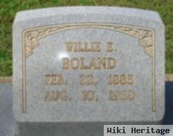 William E. "willie" Boland