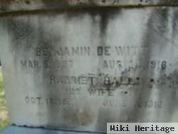 Benjamin F Dewitt