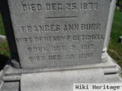 Frances Ann "fanny" Burr Getchell