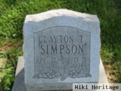 Clayton T Simpson