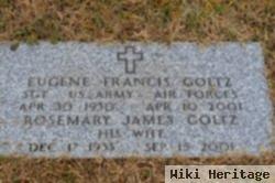 Sgt Eugene Francis Goltz