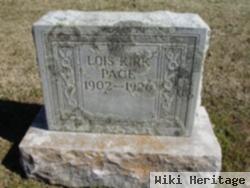 Lois Edna Kirk Page