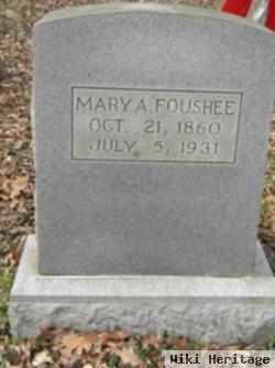 Mary Ann Fox Foushee